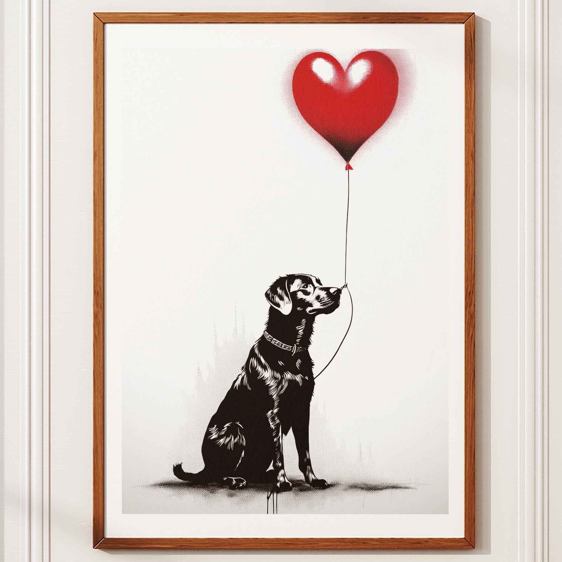 Labrador Retriever DOGSY Series inspired by the Art of Banksy image 11