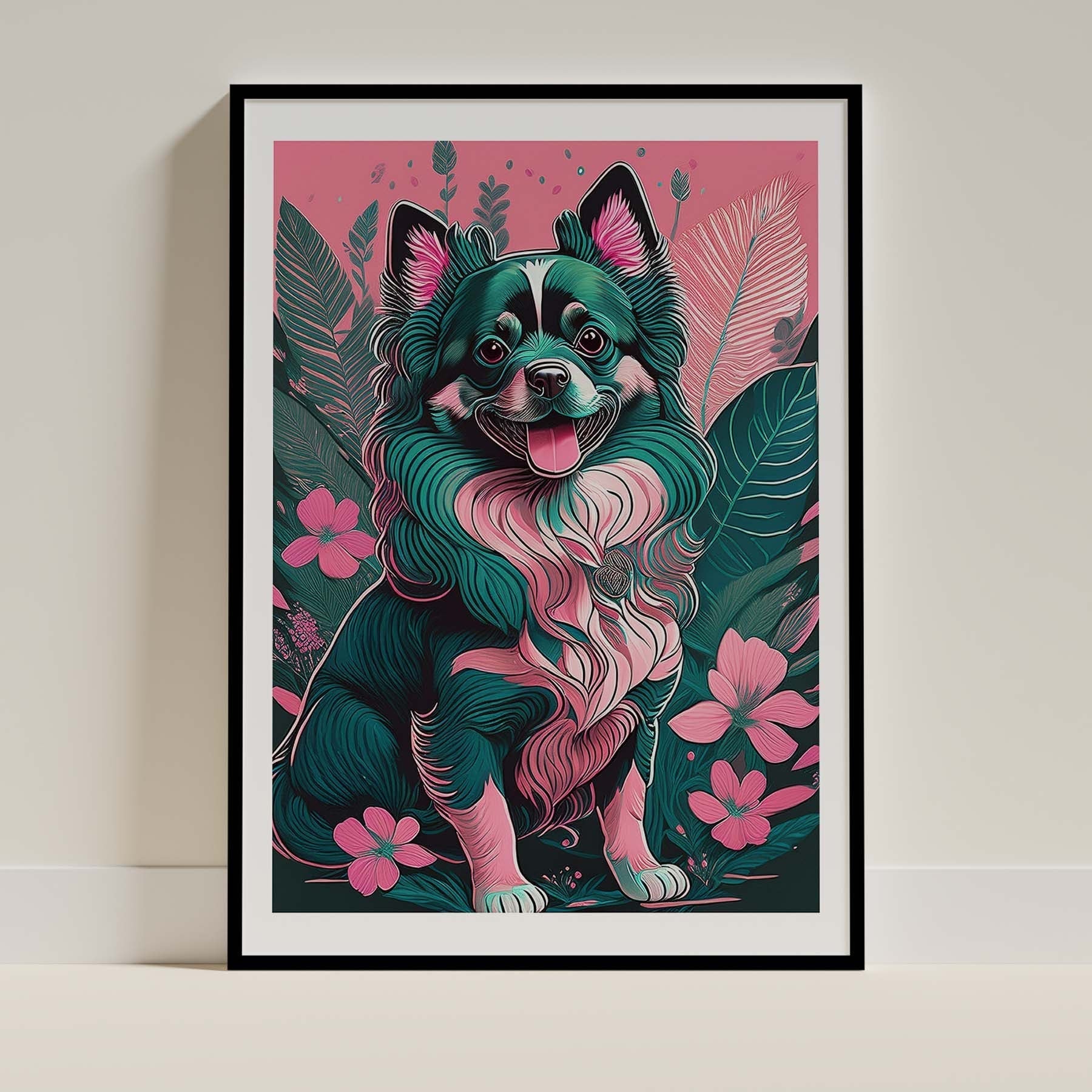 German Spitz Dog Art Print Unframed Vol 2 | 5 Unique Designs | Wall Art Gift for Dog Lovers - Image 3 | Dogsy & Co