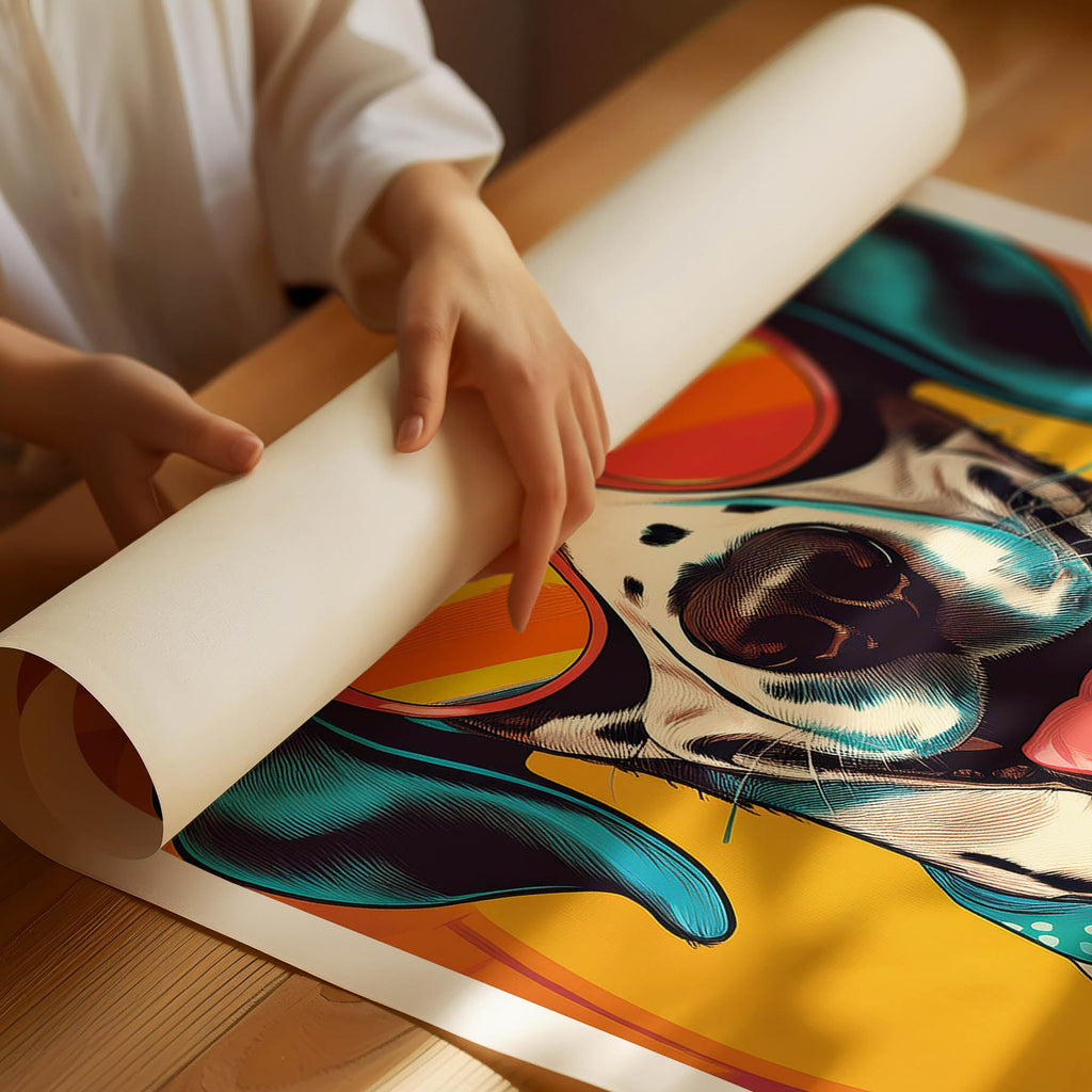 Dalmation Dog In Colourful Sunnies 7 image 3