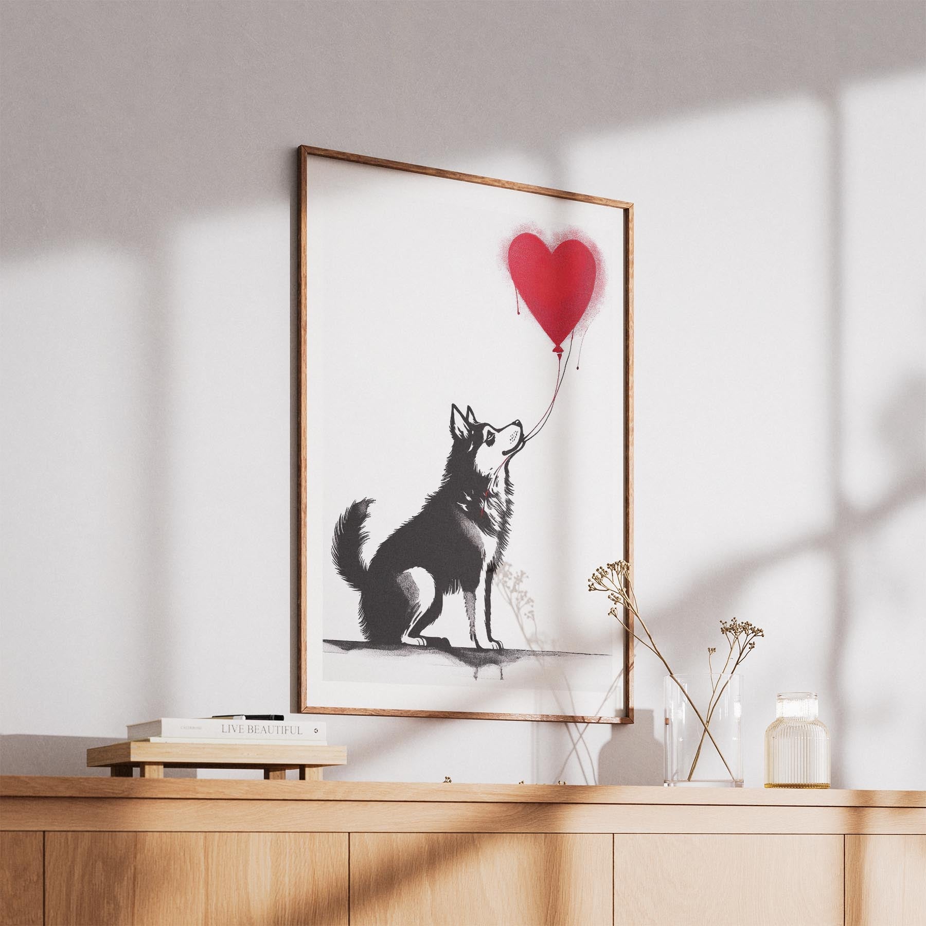 Alaskan Malamute DOGSY Series inspired by the Art of Banksy image 5