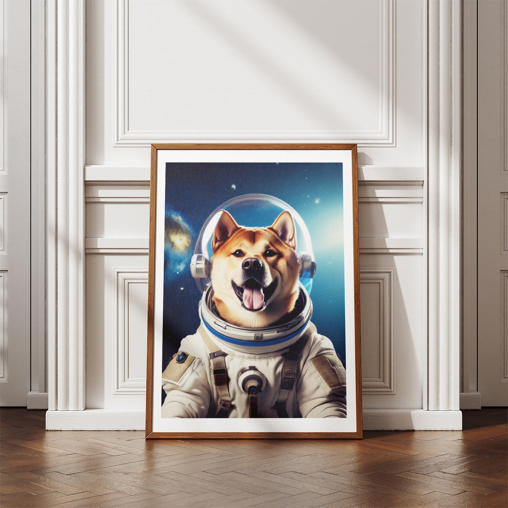 Akita Inu Astronaut Dog Series image 4