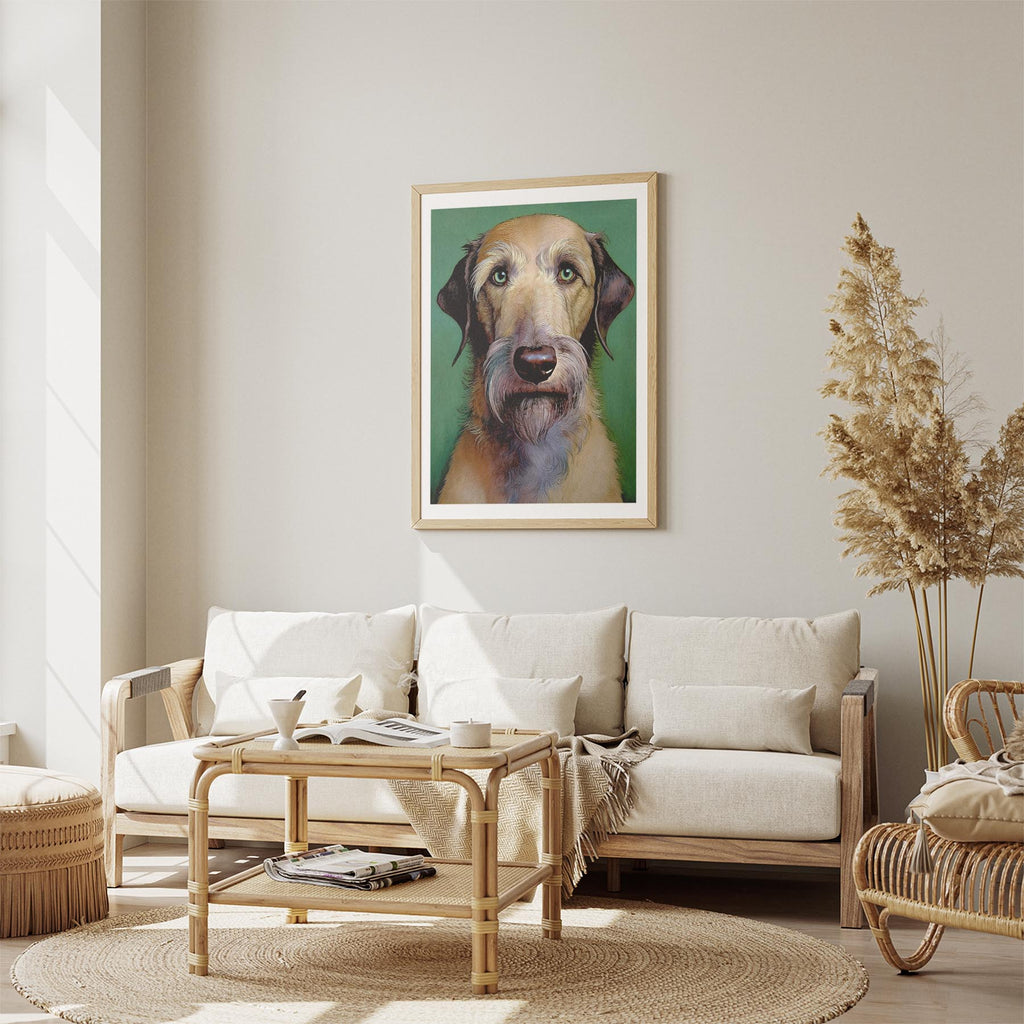 Irish Wolfhound Green Painted Series image 2
