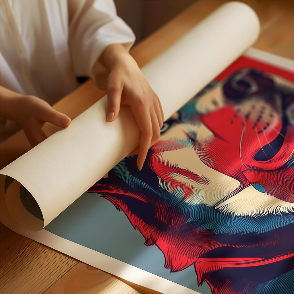 Siberian Husky LOVE Series Inspired by the Obama Poster image 1