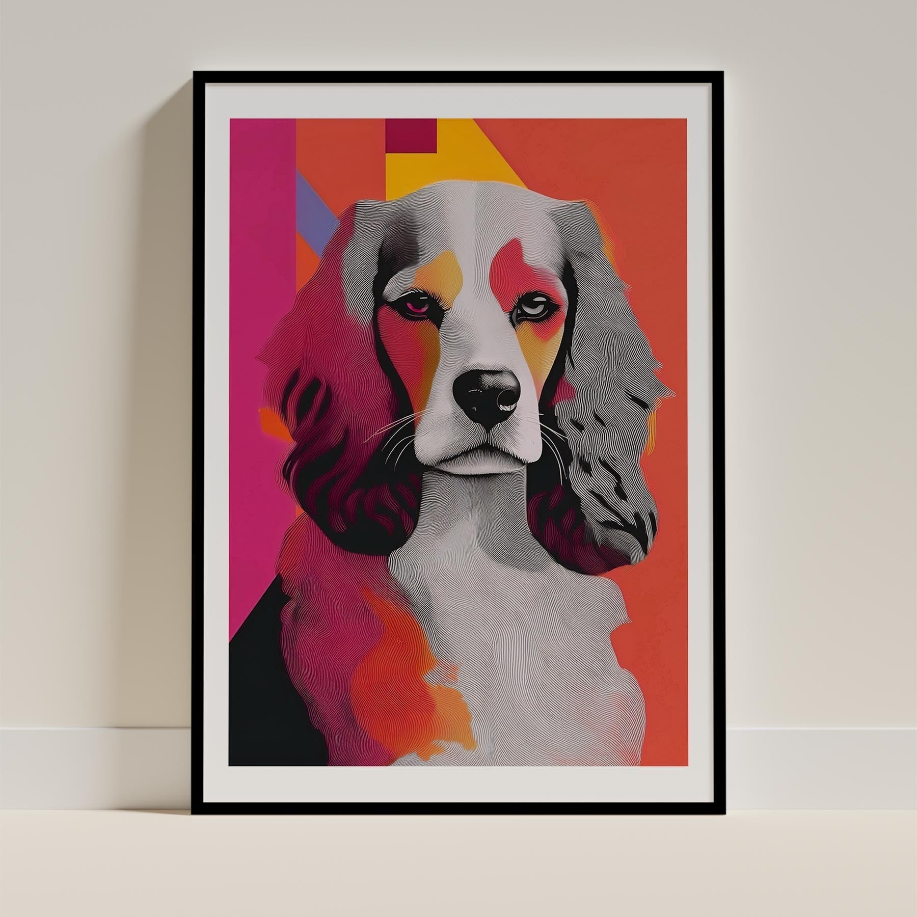 Afghan Modern Pop Dog Series image 0