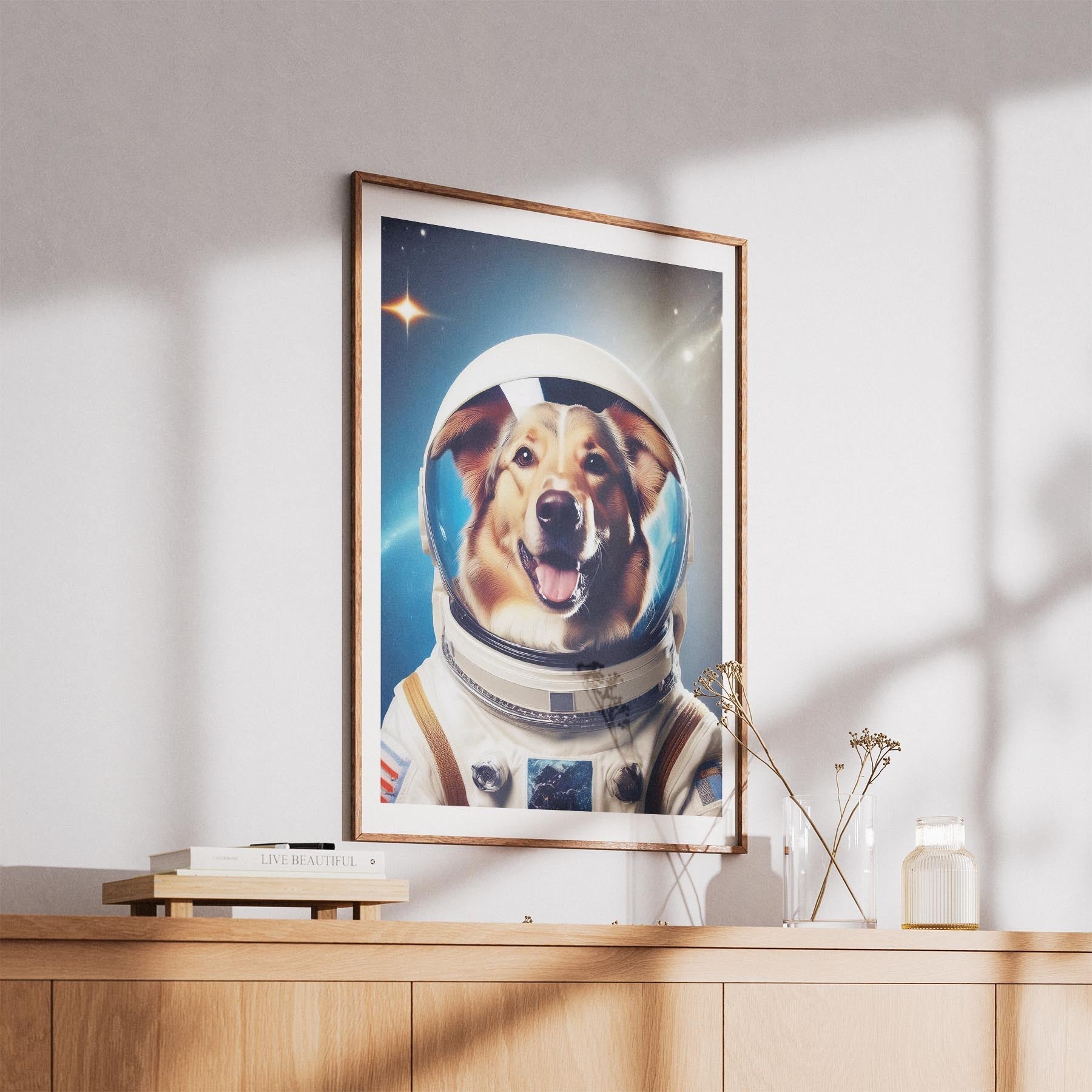 Rough Smooth Collie Astronaut Dog Series image 5