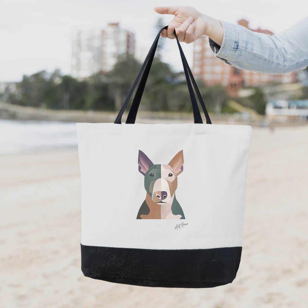 Bull Terrier Vintage Chic Graphic Bag image 1