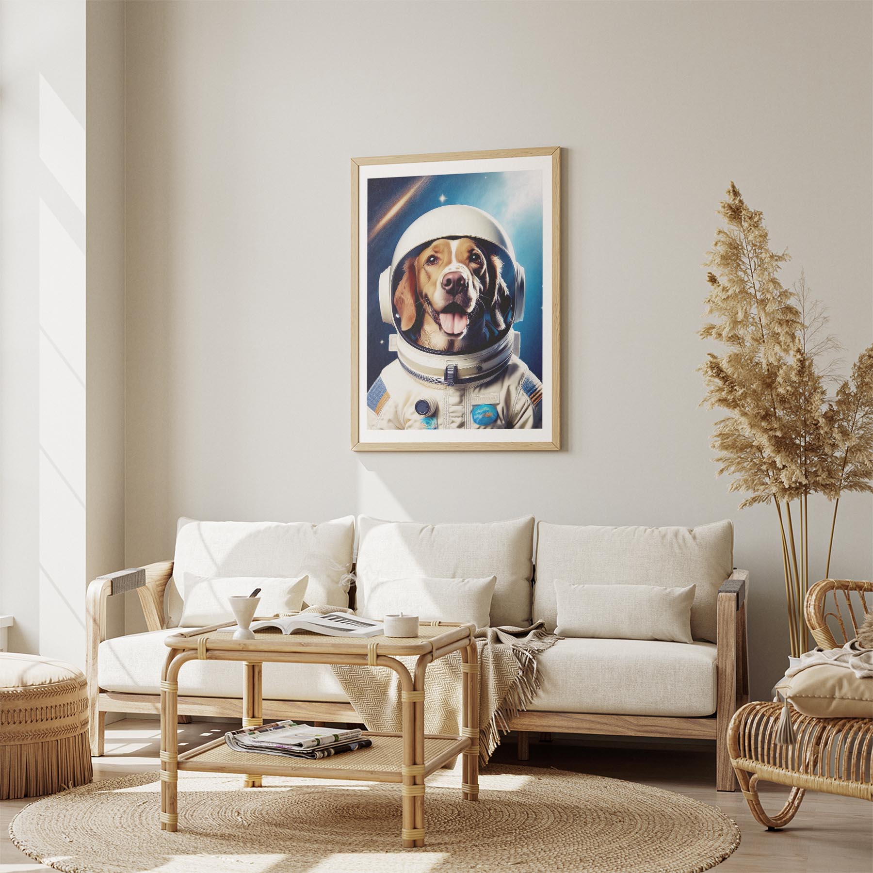 English Setter Astronaut Dog Series image 2