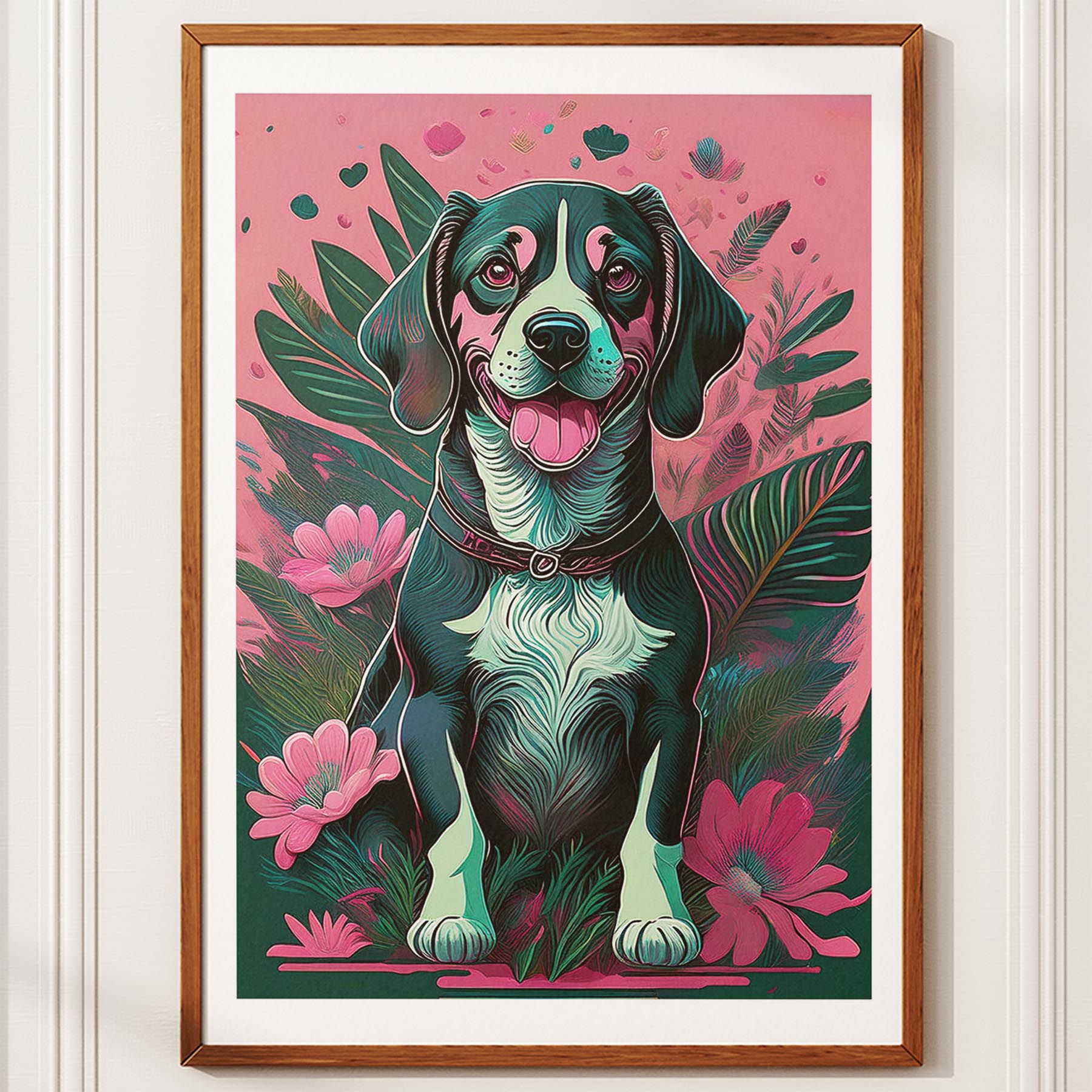 Beagle Flowery Dog image 19