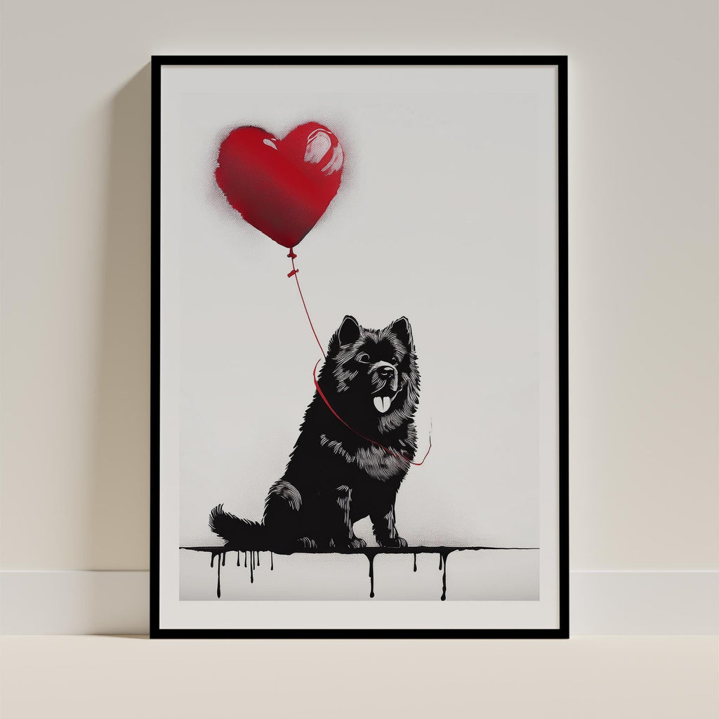 Chow Chow DOGSY Series inspired by the Art of Banksy image 0