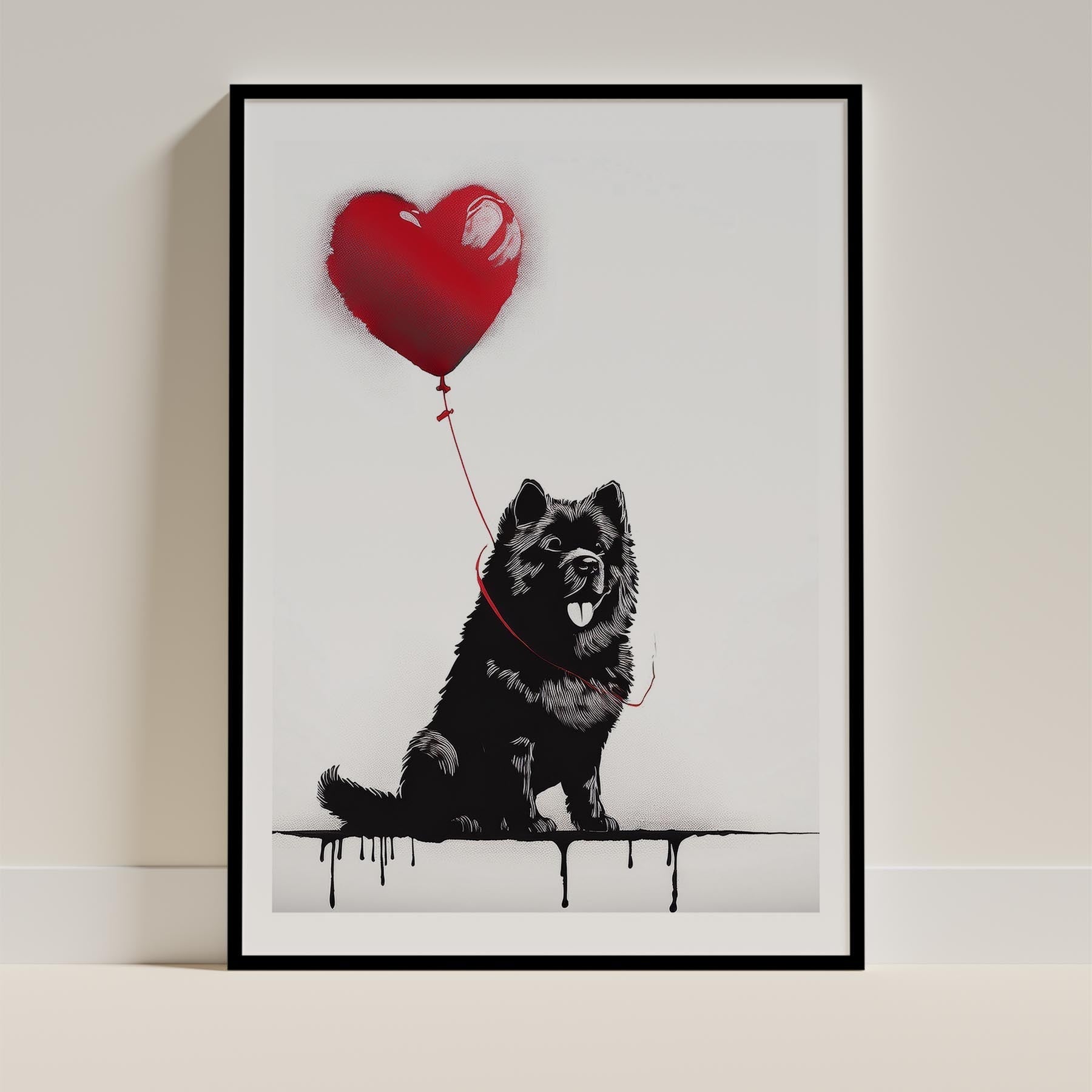 Chow Chow DOGSY Series inspired by the Art of Banksy image 0