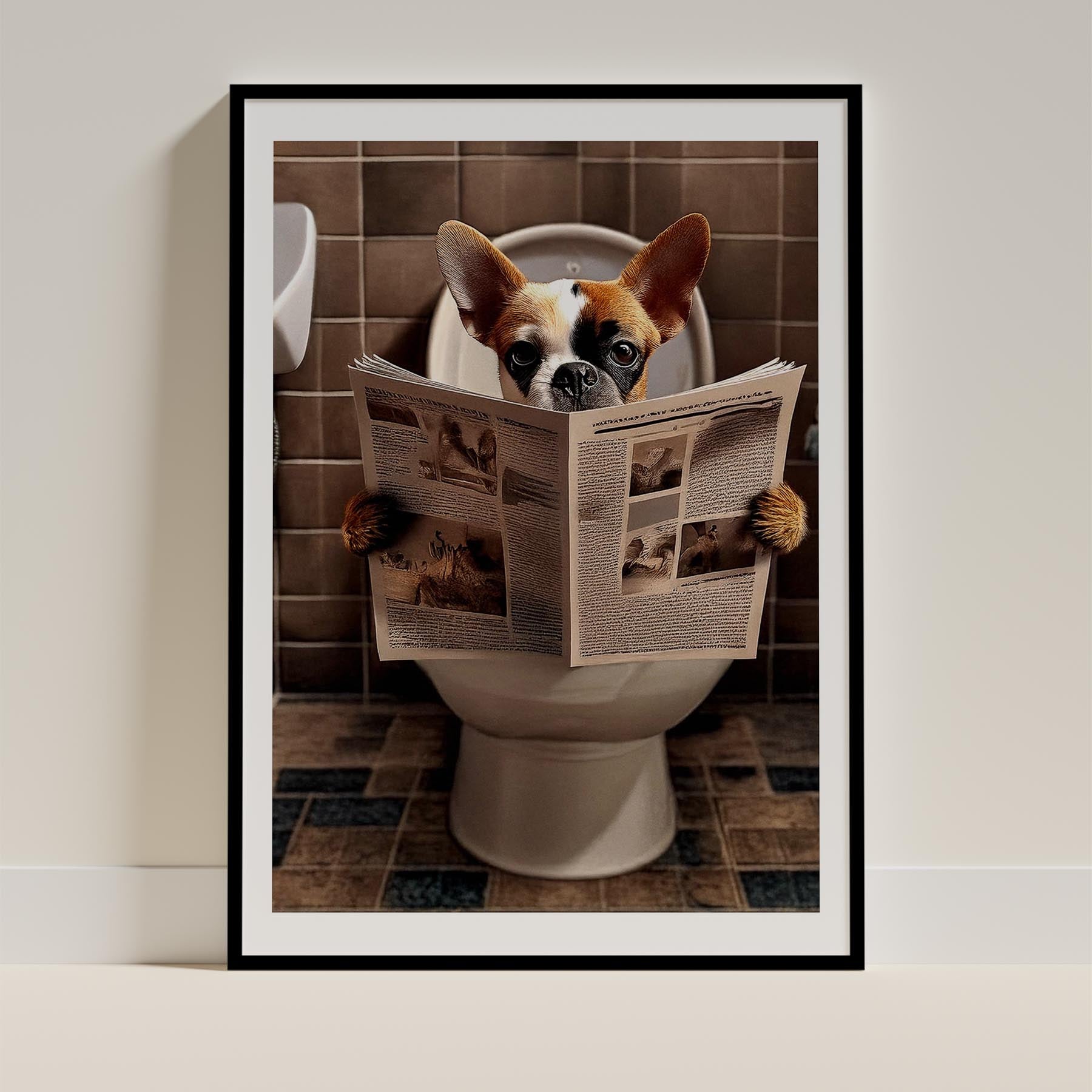Boston Terrier Toilet Humour Dog Series 1 image 0