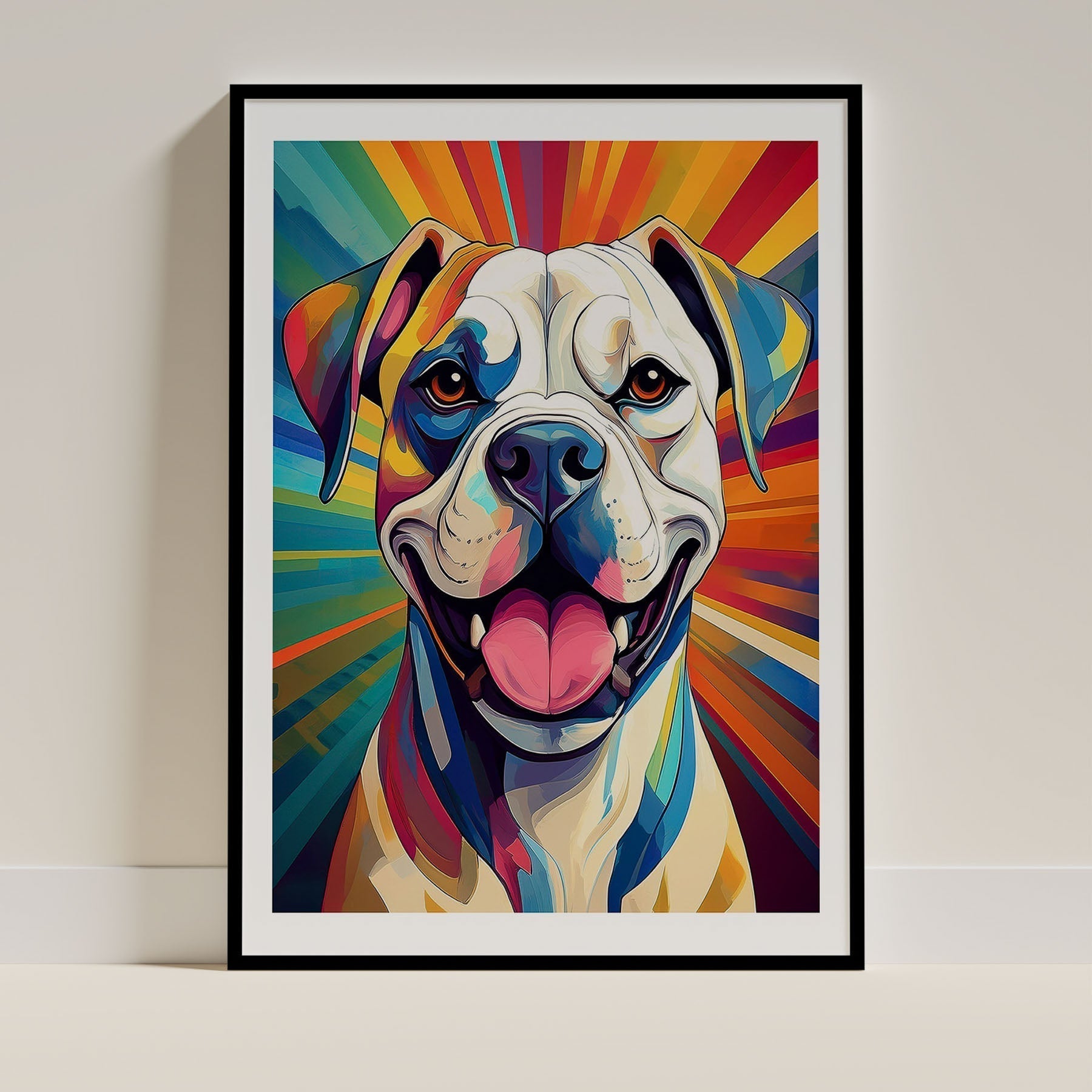 Boxer Dog Art Print Unframed Vol 3 | 4 Unique Designs | Wall Art Gift for Dog Lovers - Image 3 | Dogsy & Co