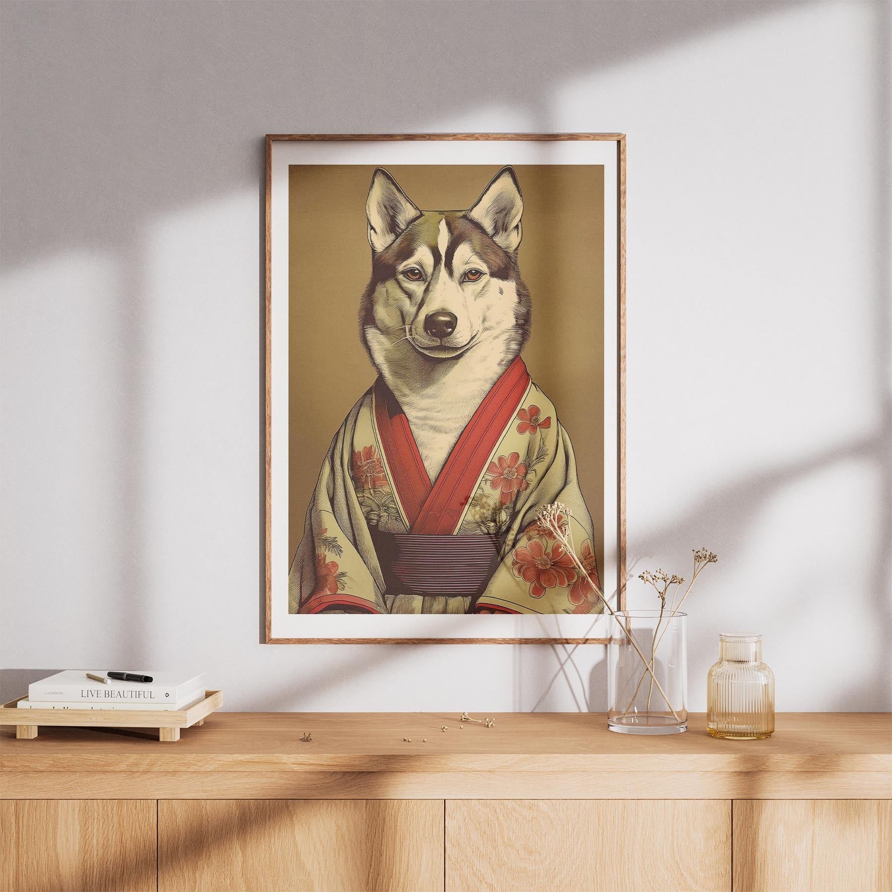 Siberian Husky Japanse Kimono Dog Series image 8