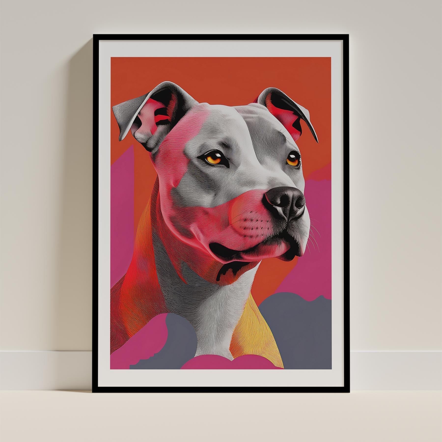 Staffordshire Bull Terrier Modern Pop Dog Series image 0