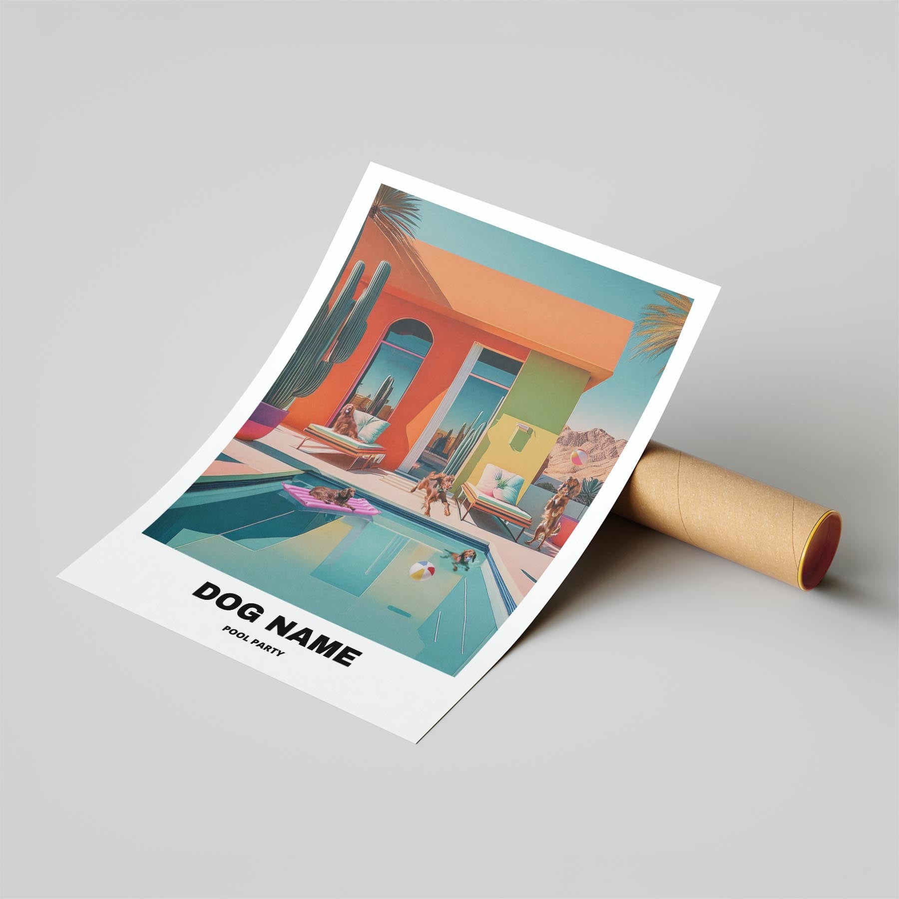 Irish Setter Custom Pool Party WITH TEXT image 6