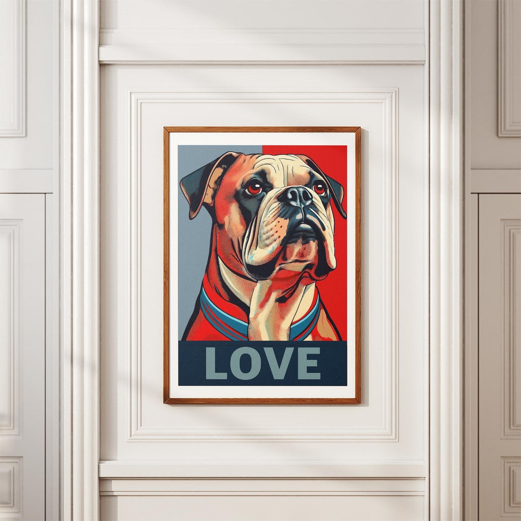 Bulldog LOVE Series Inspired by the Obama Poster image 3