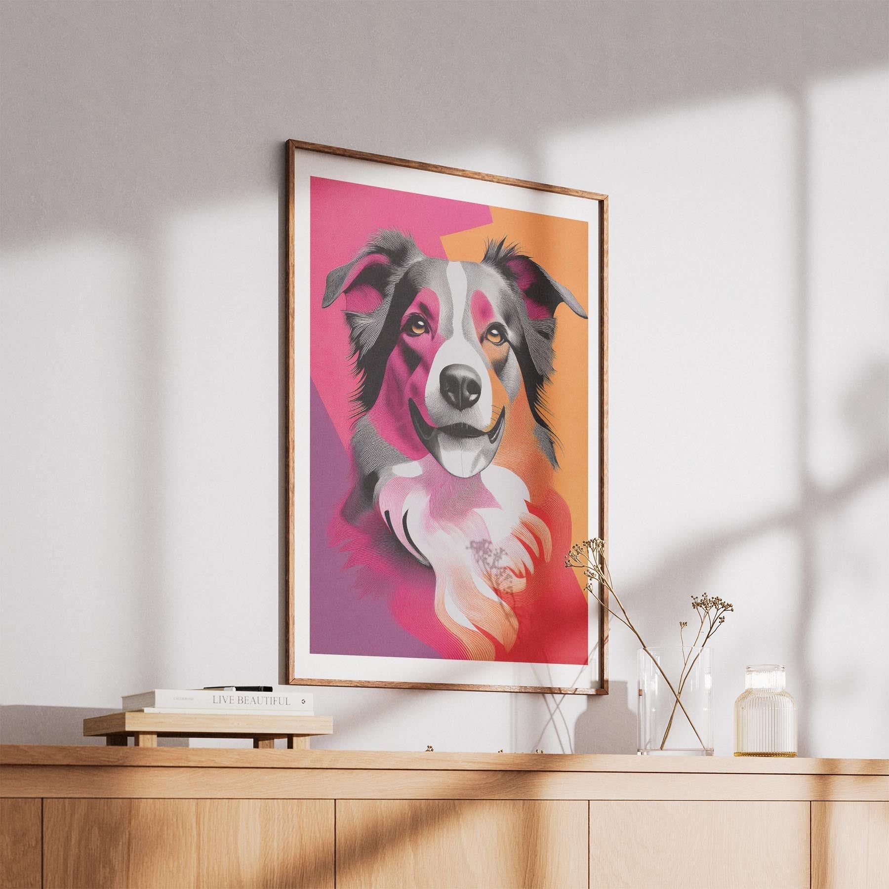 Border Collie Modern Pop Dog Series image 5