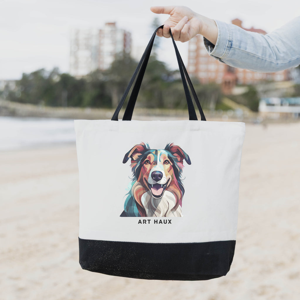 Rough Smooth Collie Chic Graphic Art Bag image 1