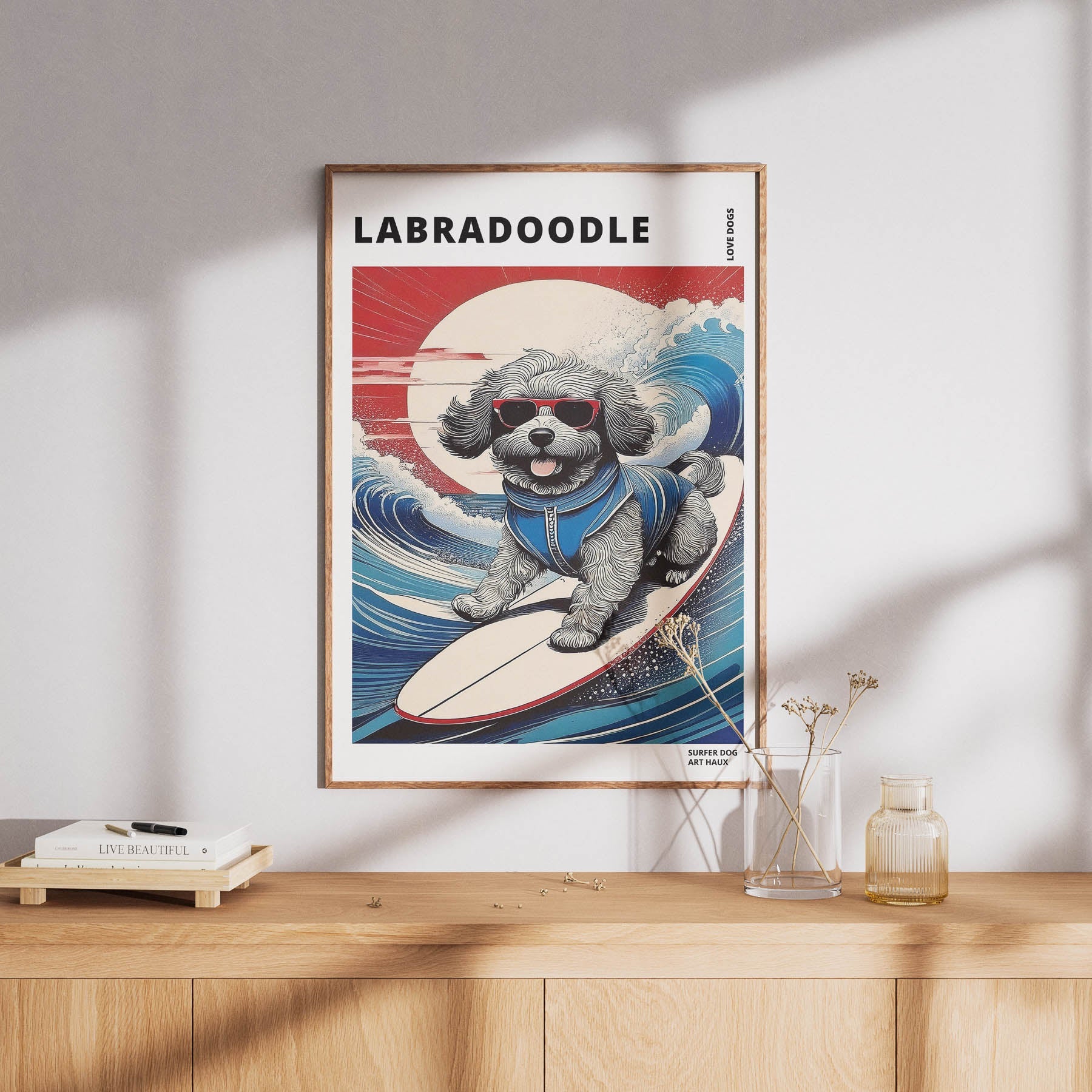 Labradoodle Hokosai Surfer Dogs 2 image 8
