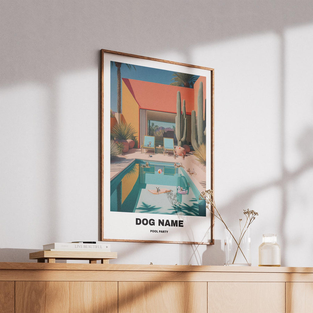 Australian Terrier Custom Pool Party WITH TEXT image 5