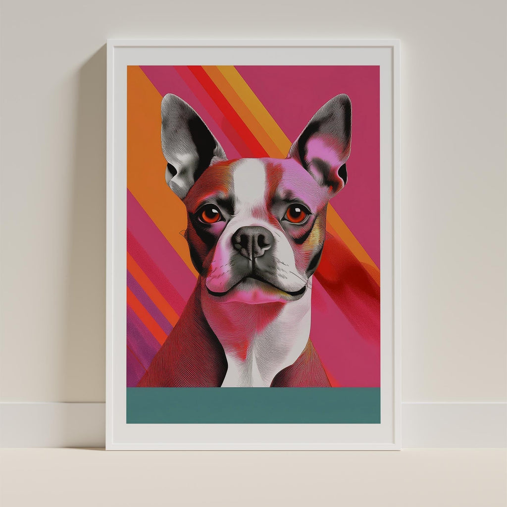 Boston Terrier Modern Pop Dog Series image 9