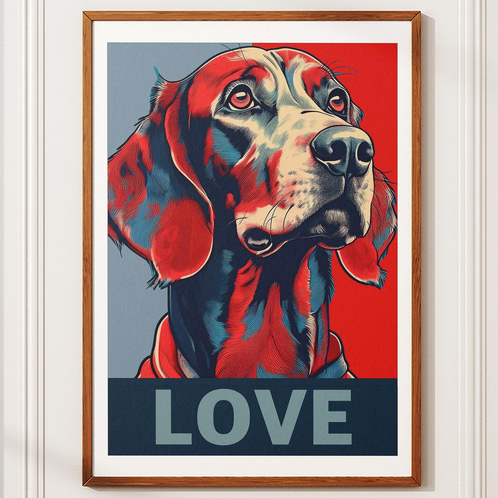 Irish Setter LOVE Series Inspired by the Obama Poster image 10