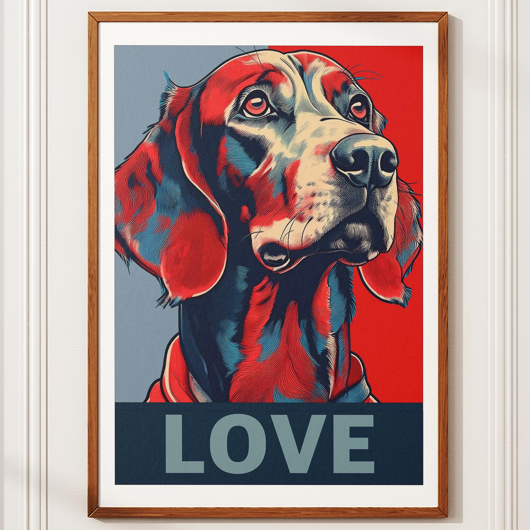 Irish Setter LOVE Series Inspired by the Obama Poster image 10