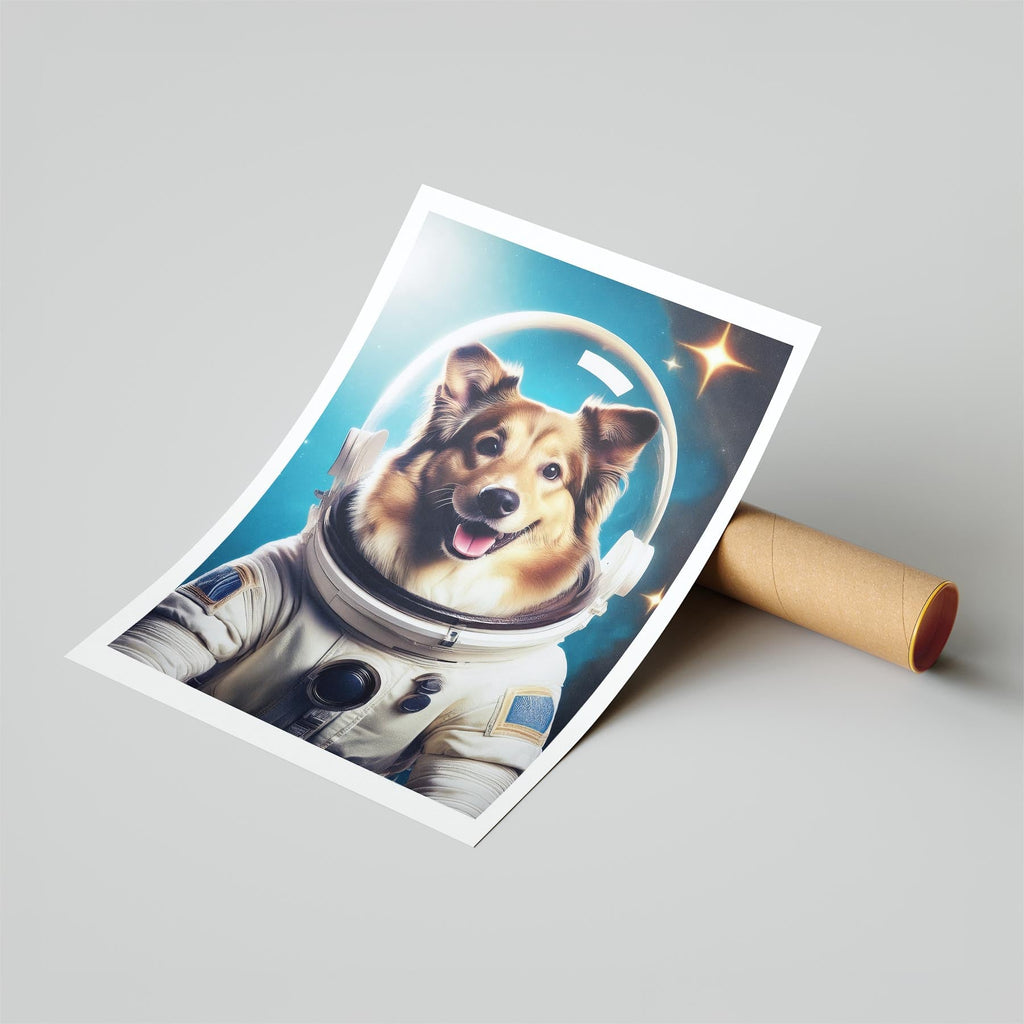 Shetland Sheepdog Astronaut Dog Series image 6