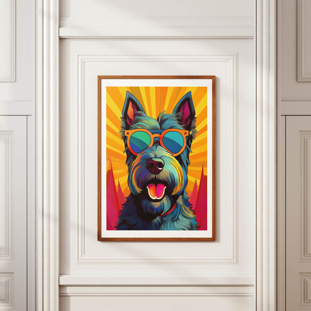 Scottish Terrier In Colourful Sunnies 1 image 2