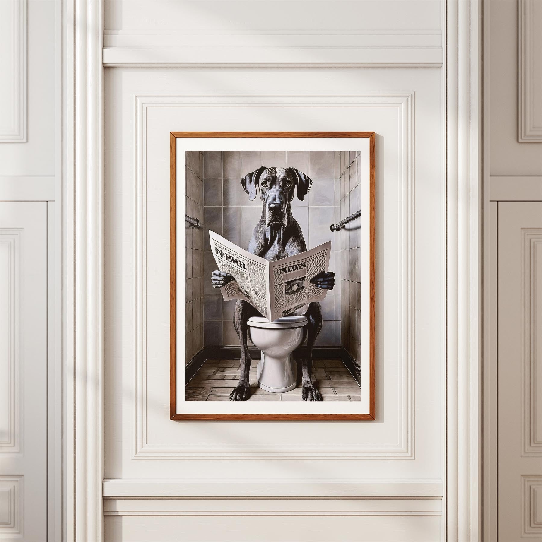 Great Dane Toilet Humour Dog Series 1 image 3