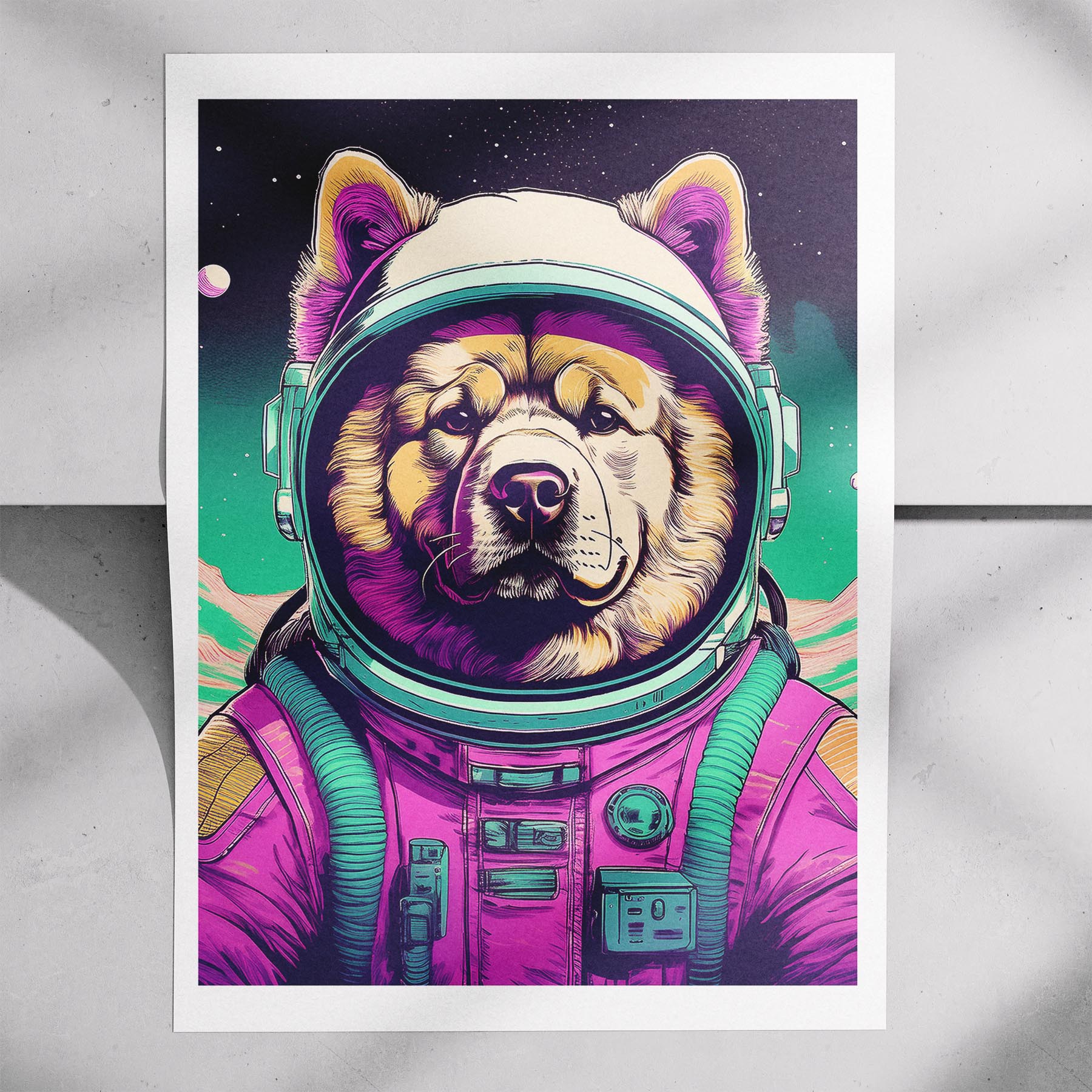 Chow Chow Space Dogs Series image 7