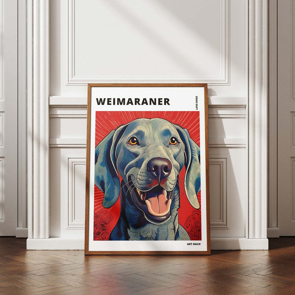 Whippet Hokusai Japanese Inspired Dog Series with Text image 4