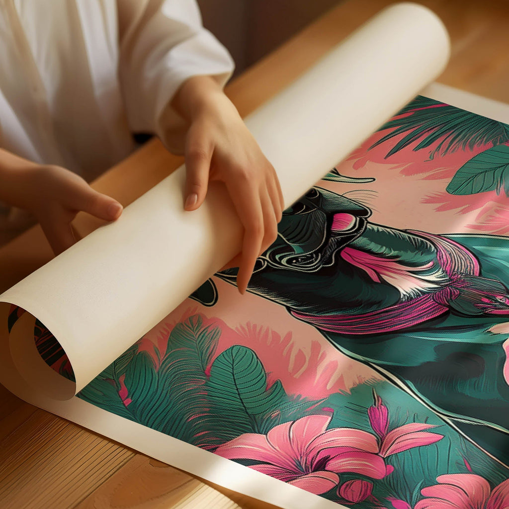 Great Dane Flowery Dog image 1