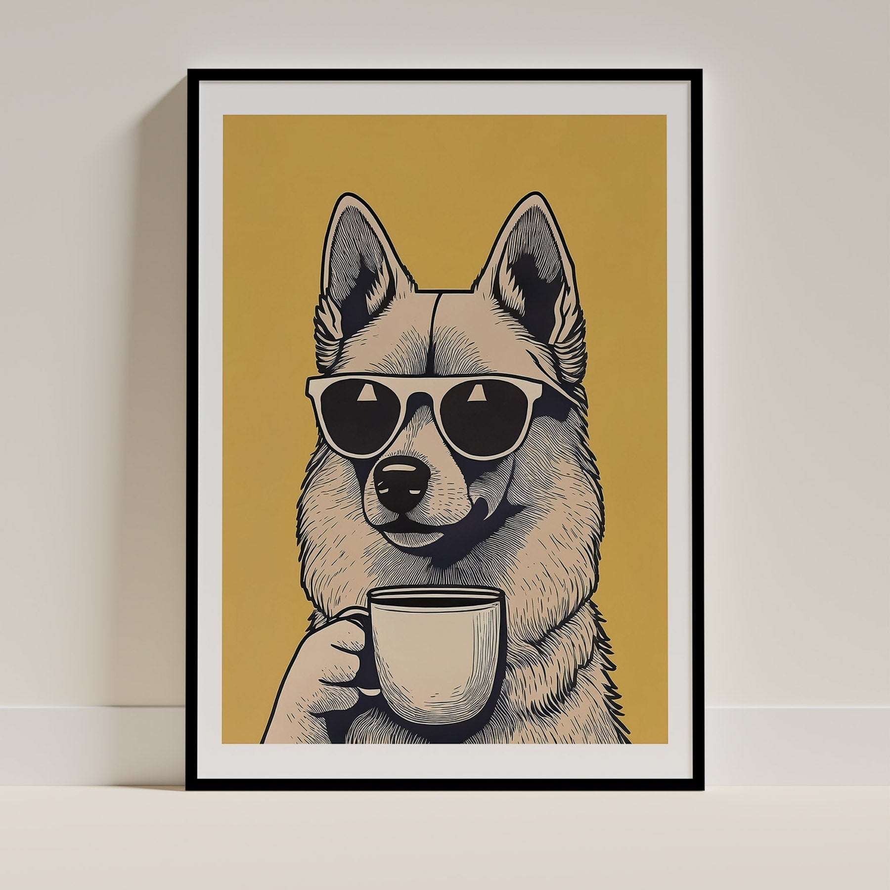 German Spitz Dog Art Print Unframed Vol 2 | 5 Unique Designs | Wall Art Gift for Dog Lovers - Image 5 | Dogsy & Co