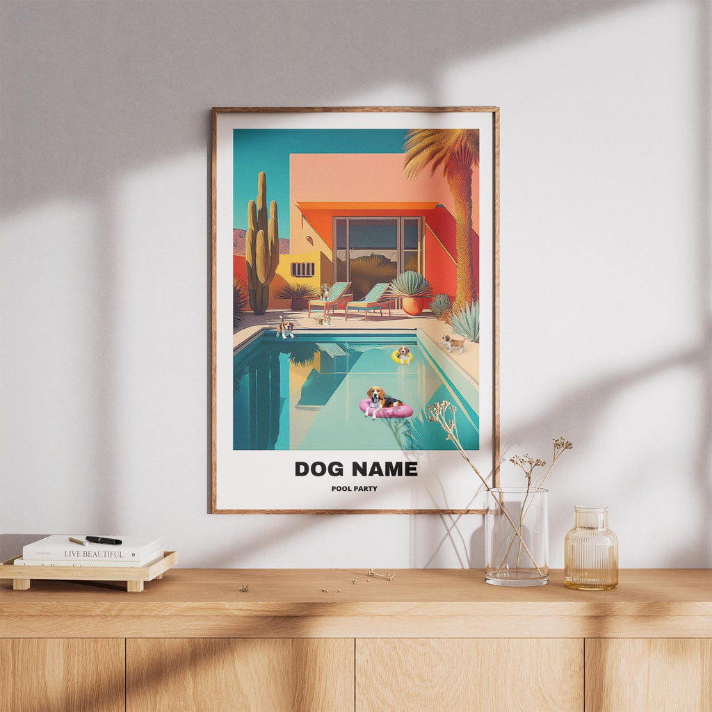 Beagle Custom Pool Party WITH TEXT image 8