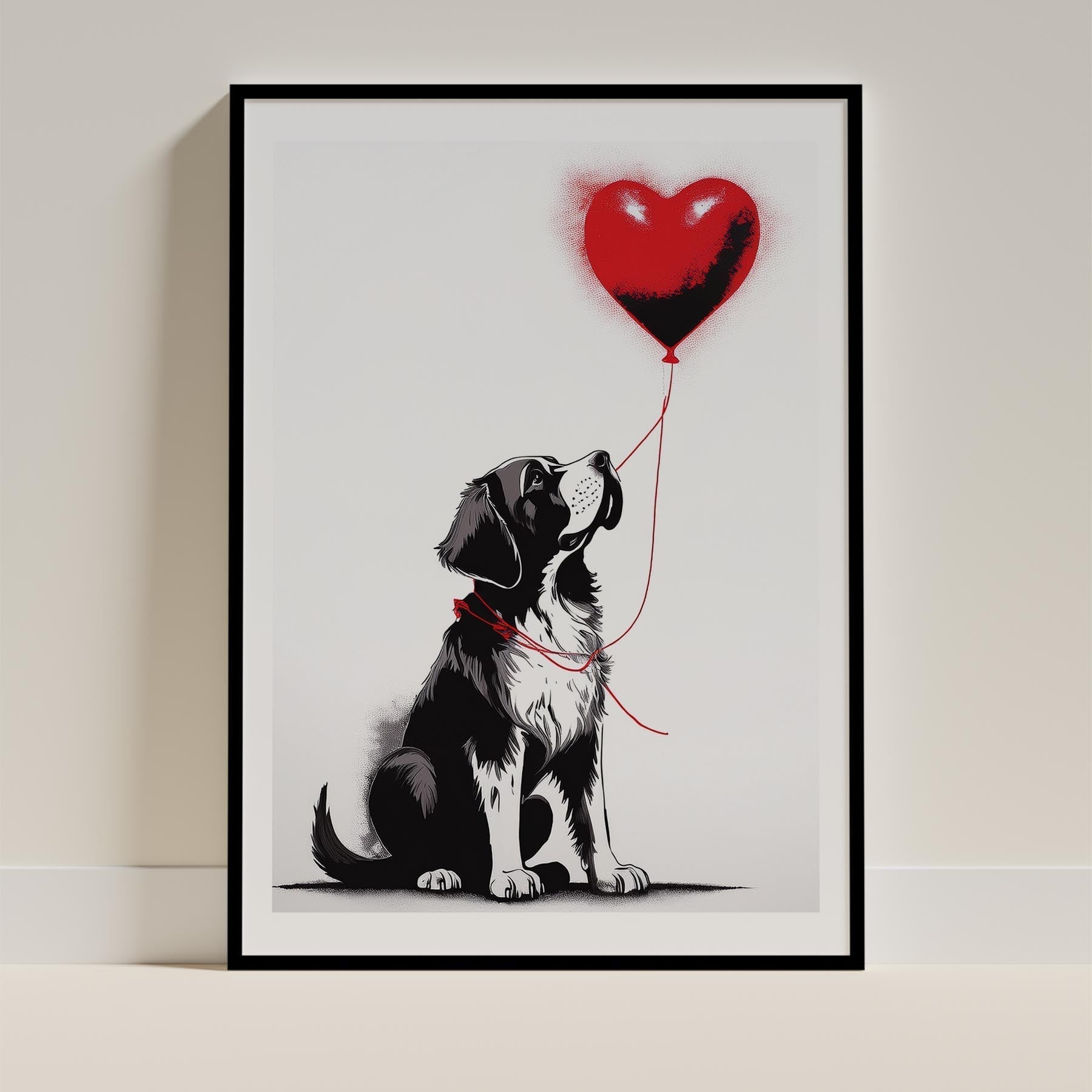 Saint Bernard Dog Art Print Unframed Vol 1 | 11 Unique Designs | Wall Art Gift for Dog Lovers - Image 8 | Dogsy & Co