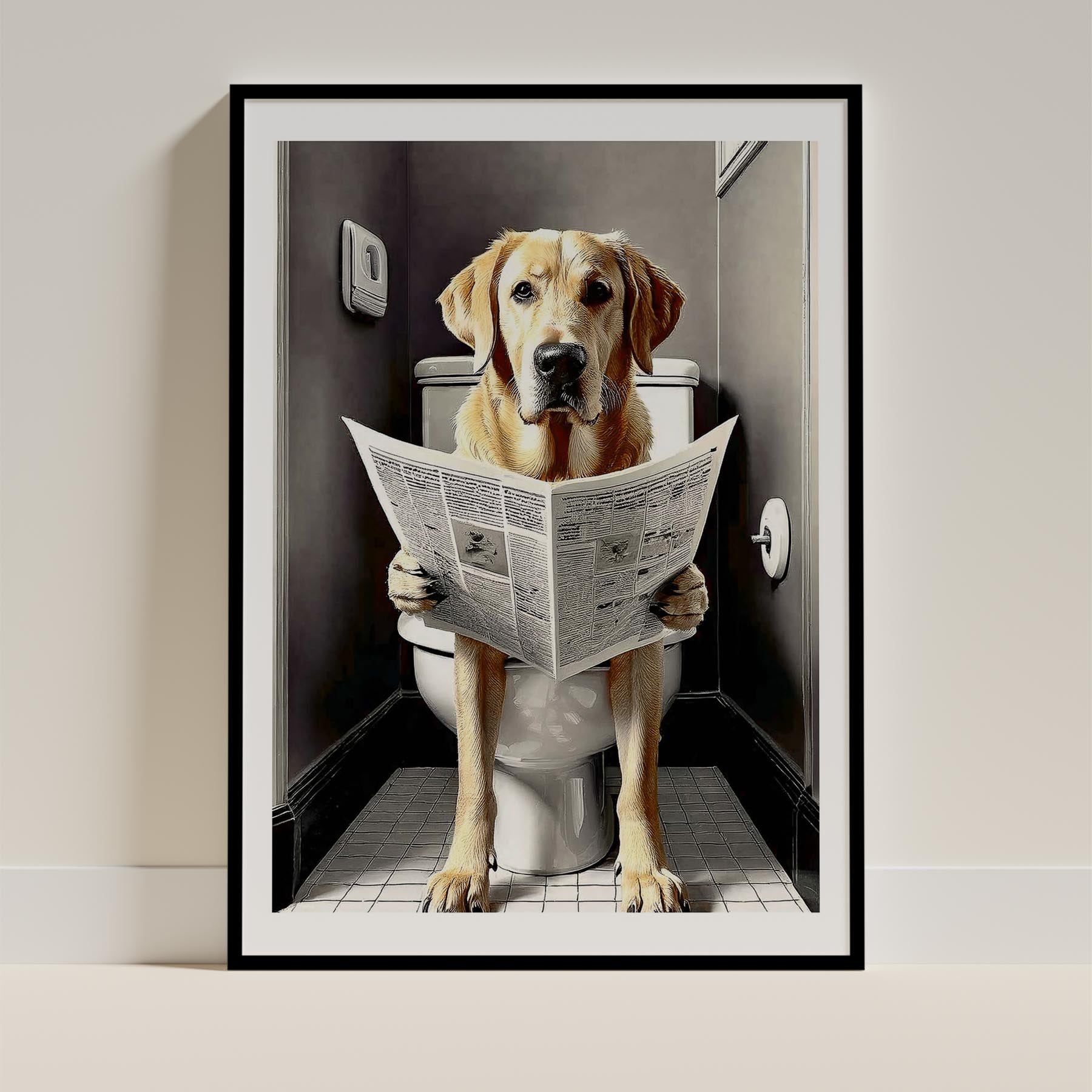 Labrador Retriever Toilet Humour Dog Series 5 image 0
