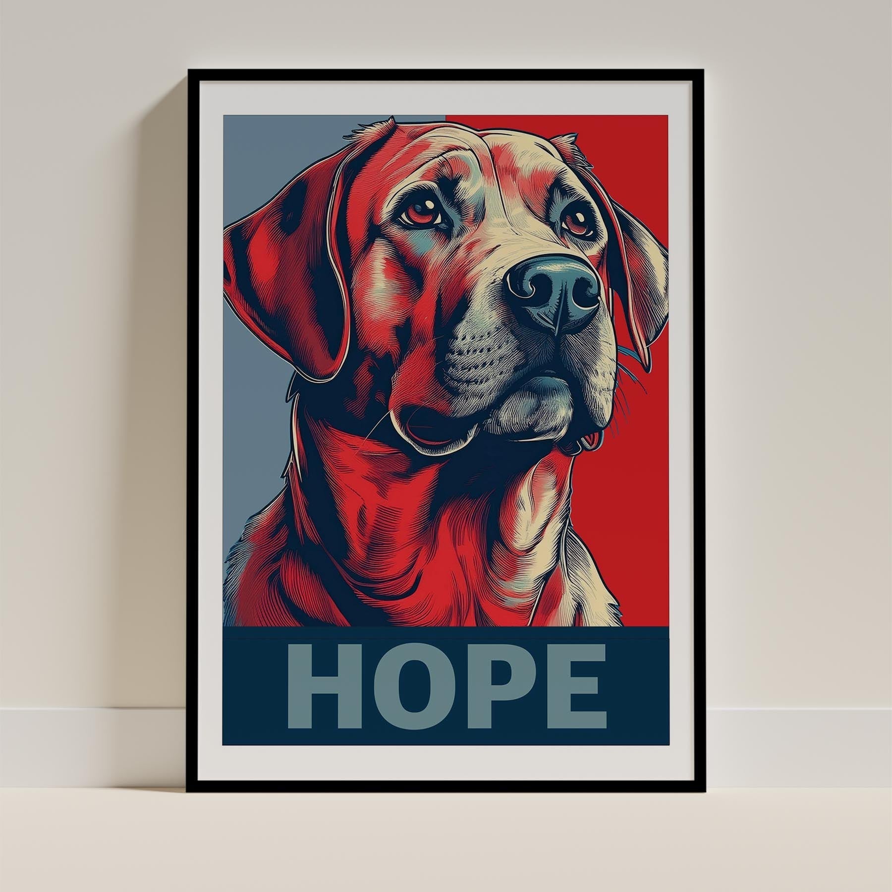 Labrador Retriever HOPE Series Inspired by the Obama Poster image 11