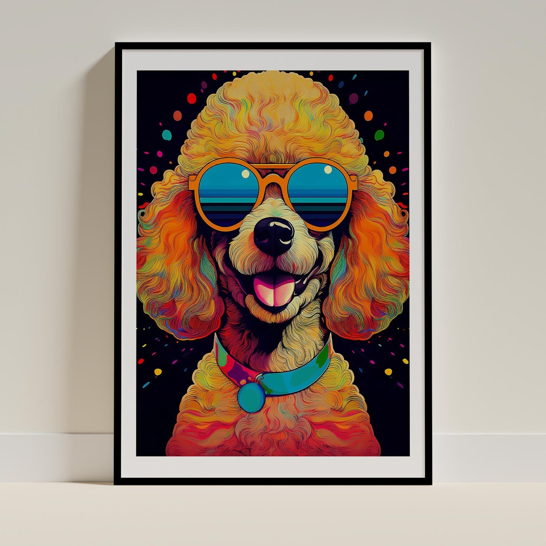 Poodle In Colourful Sunnies 3 image 0