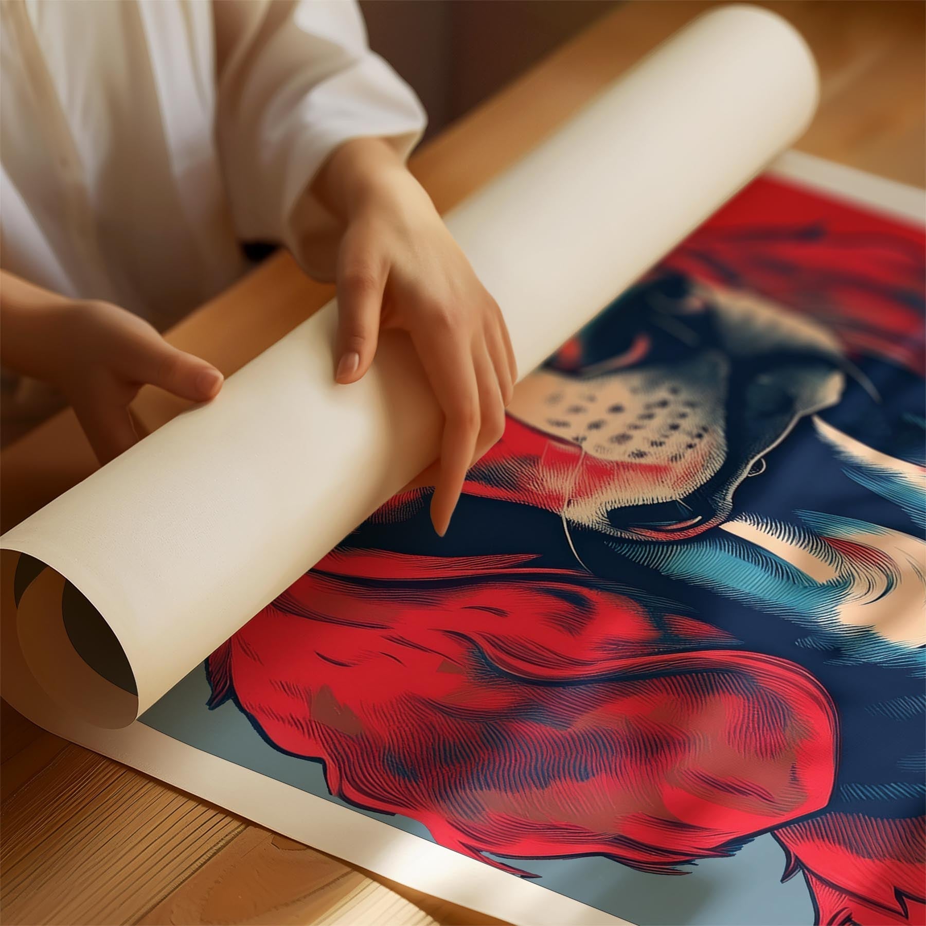 Afghan LOVE Series Inspired by the Obama Poster image 1