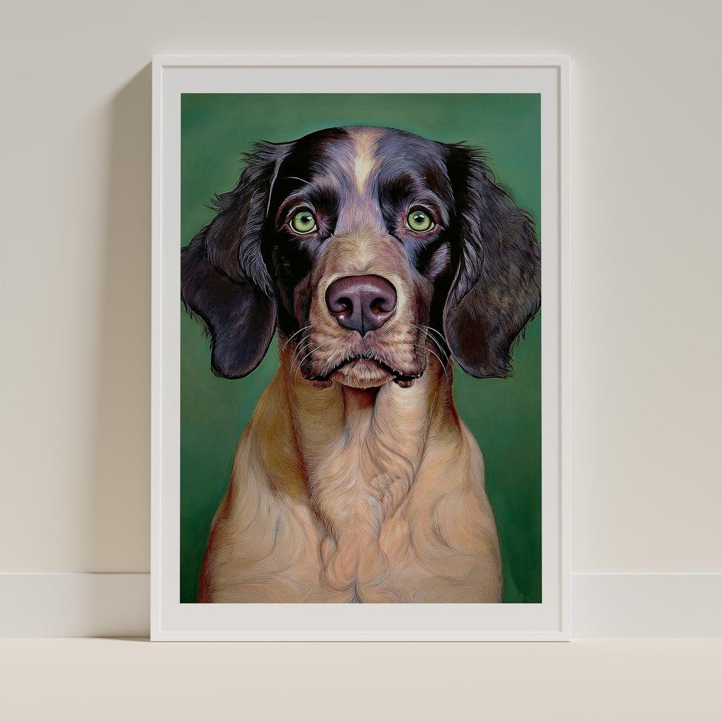 English Setter Green Painted Series image 9
