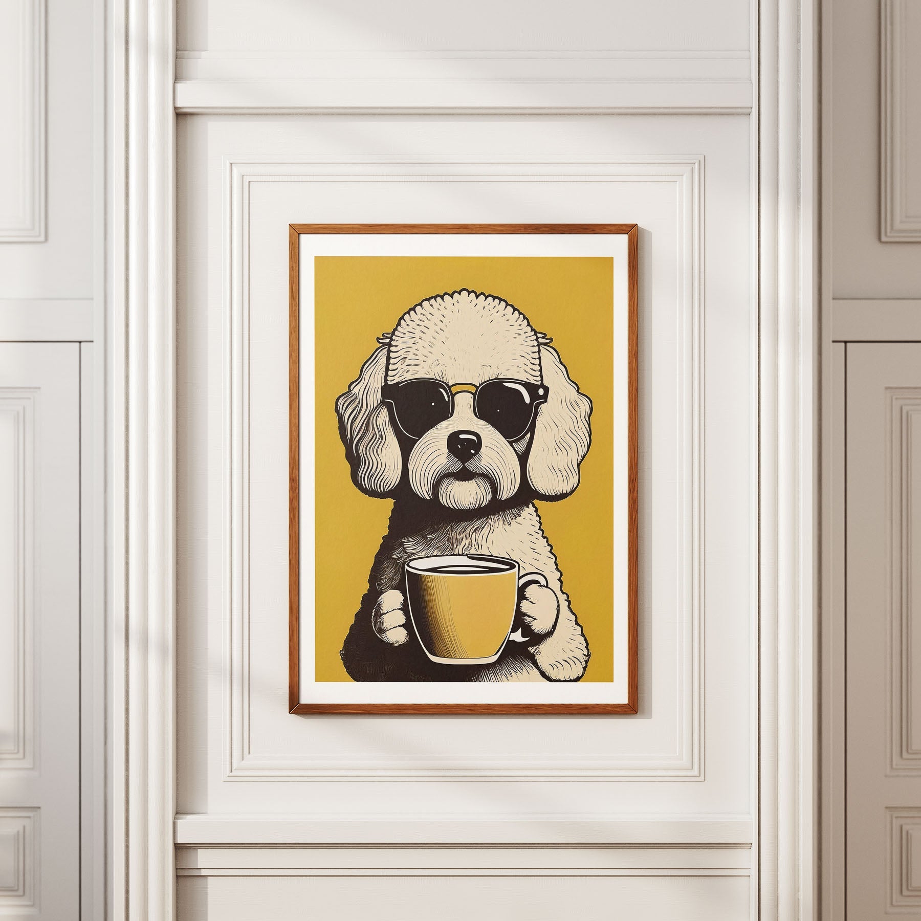 Bichon Frise Chillin Coffee Dog image 2