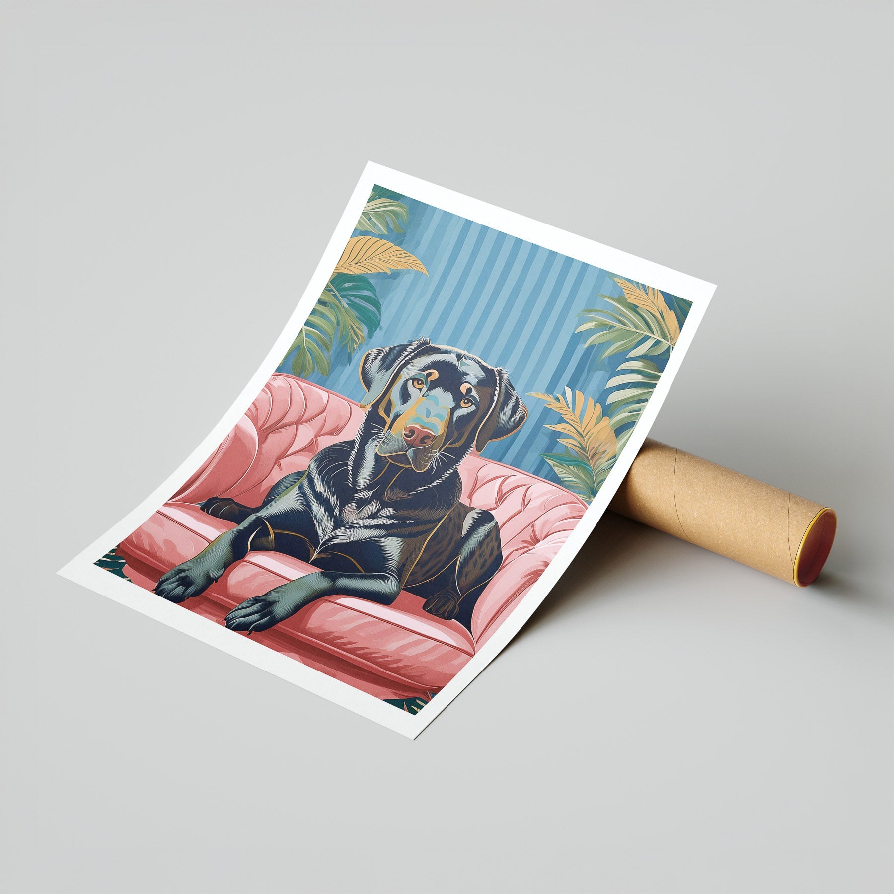 Labrador Retriever  Just Lounging Around image 7