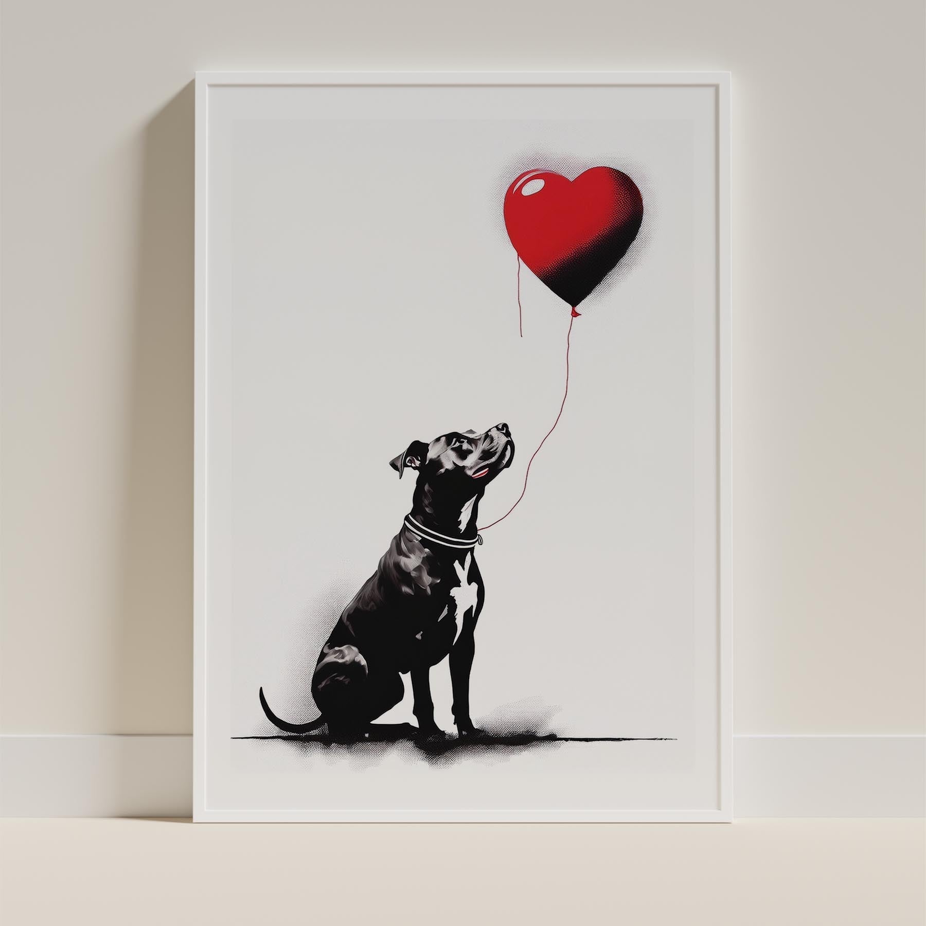 American Pitbull Terrier DOGSY Series inspired by the Art of Banksy image 9