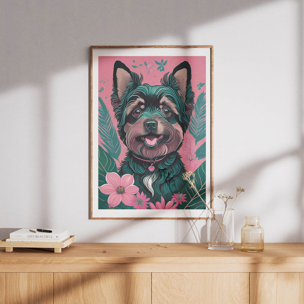 Yorkipoo Flowery Dog image 8