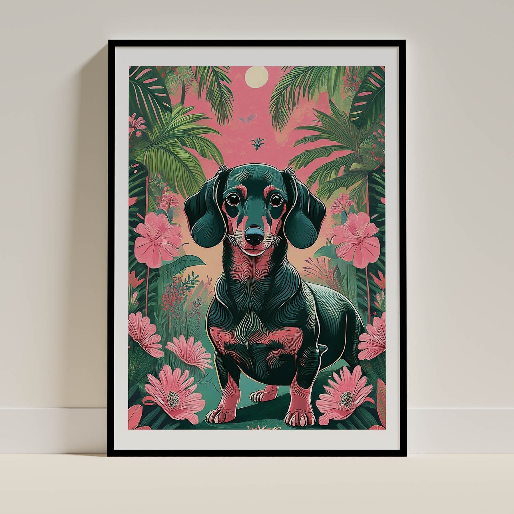 Miniature Dachshund Dog Art Print Unframed | 2 Unique Designs | Wall Art Gift for Dog Lovers - Image 2 | Dogsy & Co