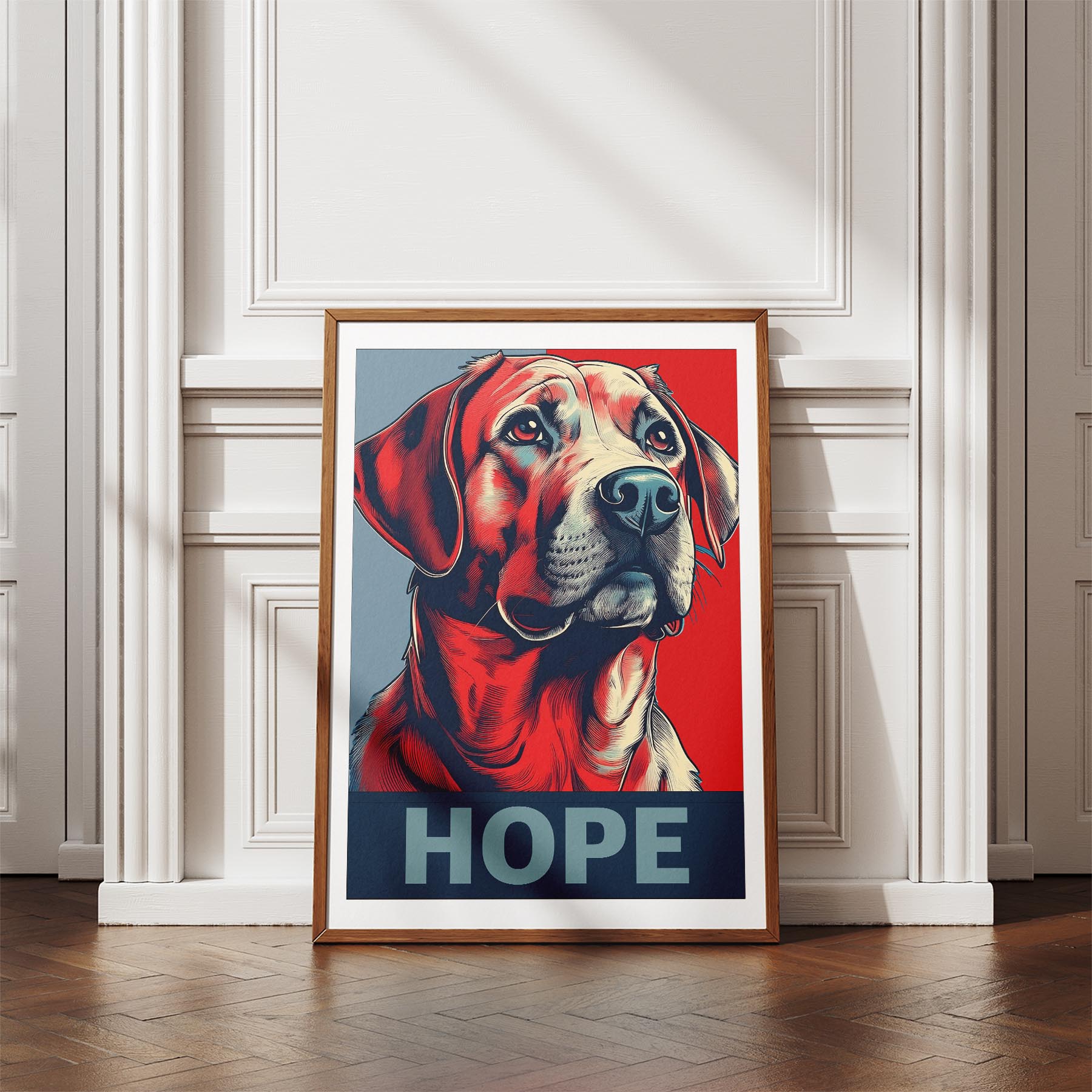 Labrador Retriever HOPE Series Inspired by the Obama Poster image 4