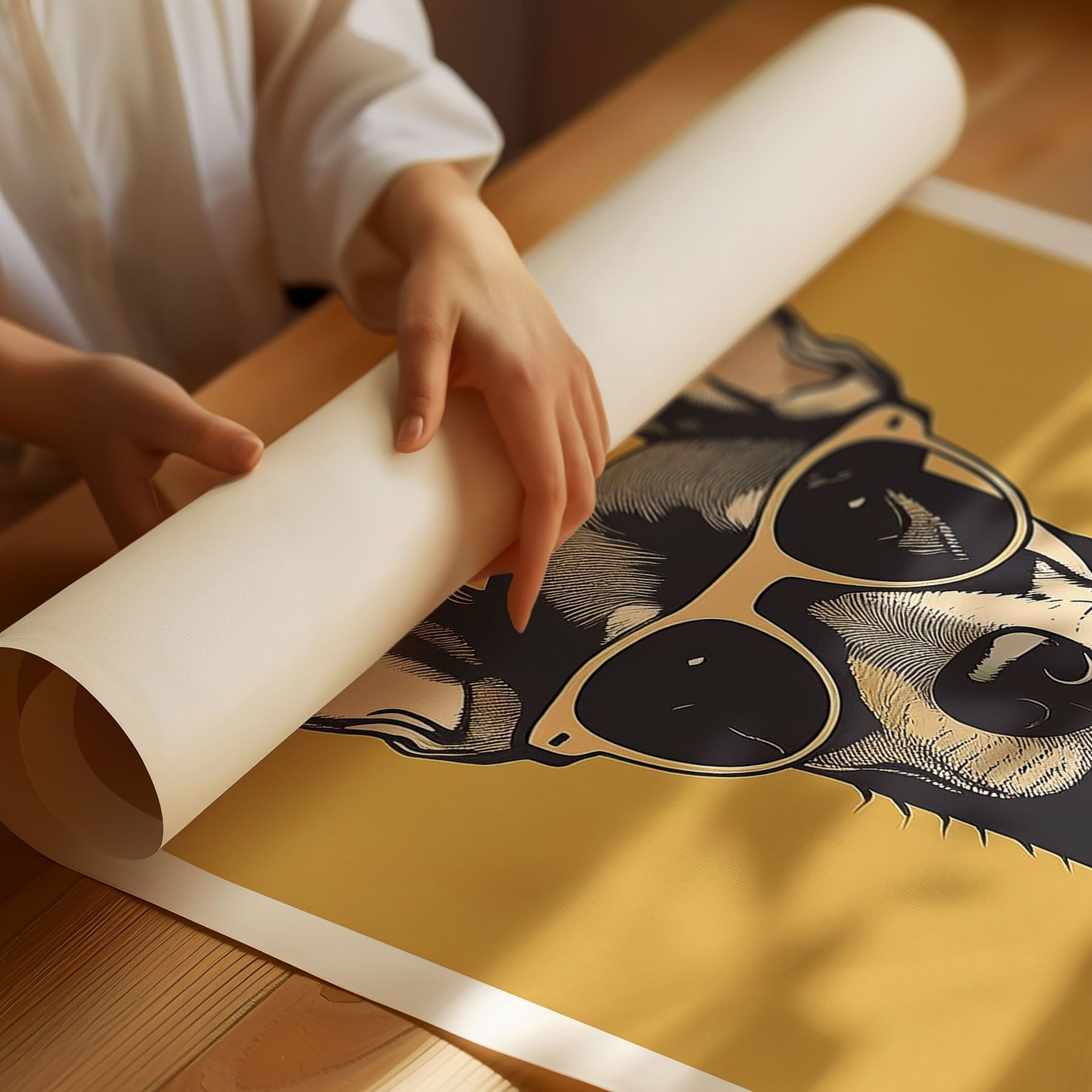 Dashund Chillin Coffee Dog image 3