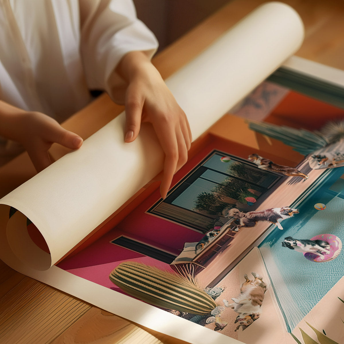 Australian Shepherd Pool Party image 3