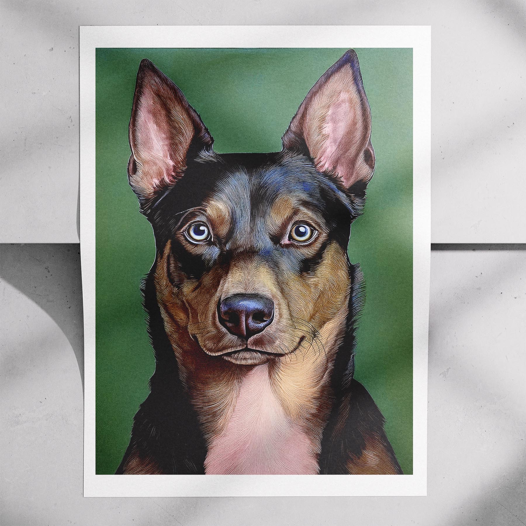 Kelpie Green Painted Series image 7